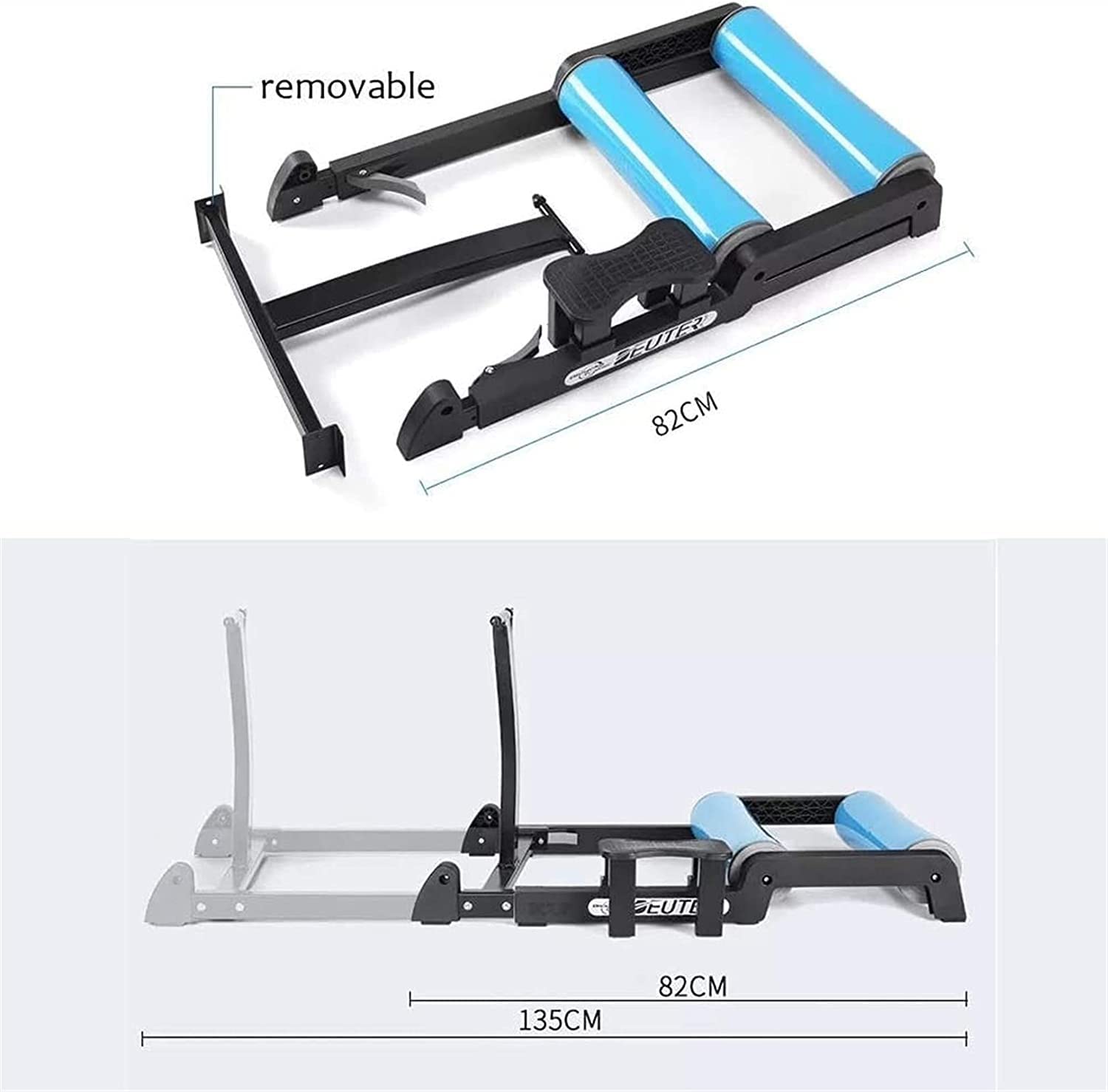 Entrenador de Bicicleta de Rodillos parabólicos de Ciclismo de Fitness Interior Ajustable