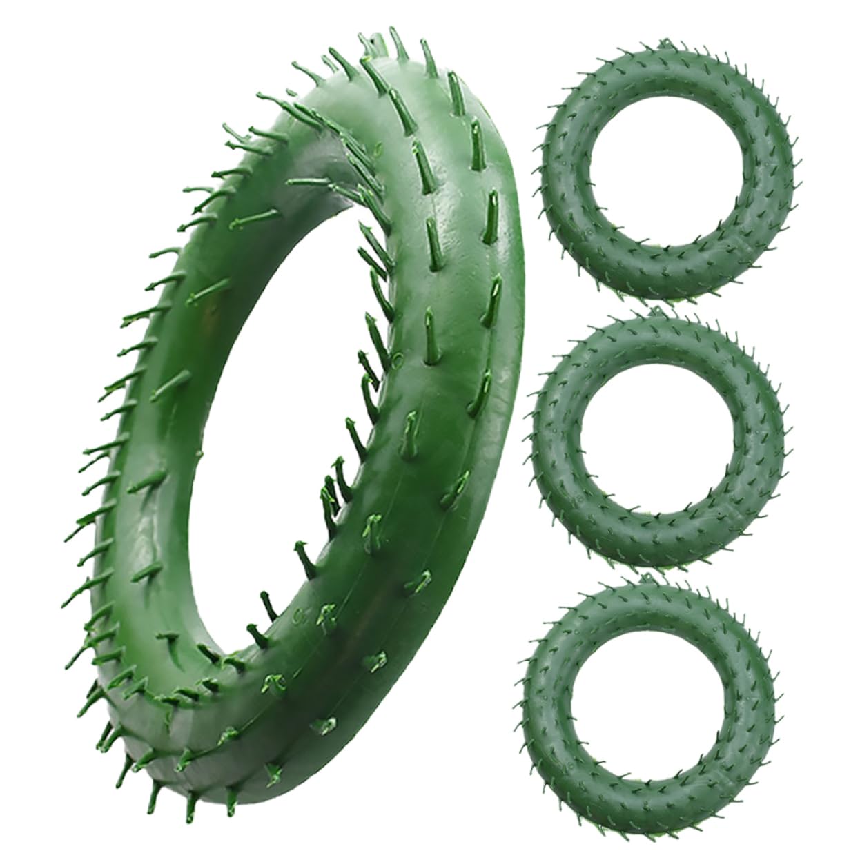 Levemolo 4pcs Decor DIY Wreath Frame Round Wreath Rack Accessories for Festive Decor