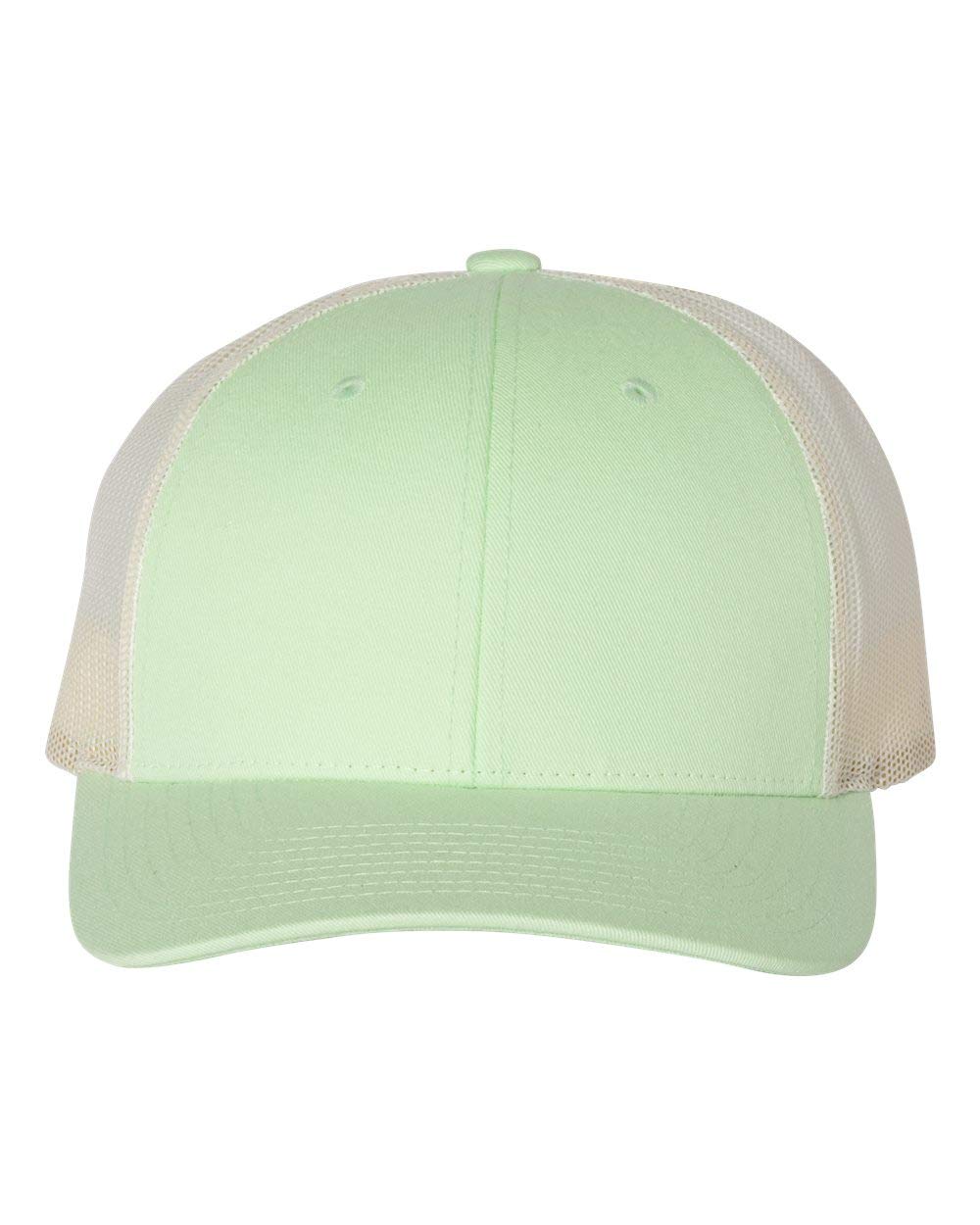 R RICHARDSONRichardson Low Profile Trucker Cap w/THP Hat Brush | M/L | Patina Green/Birch