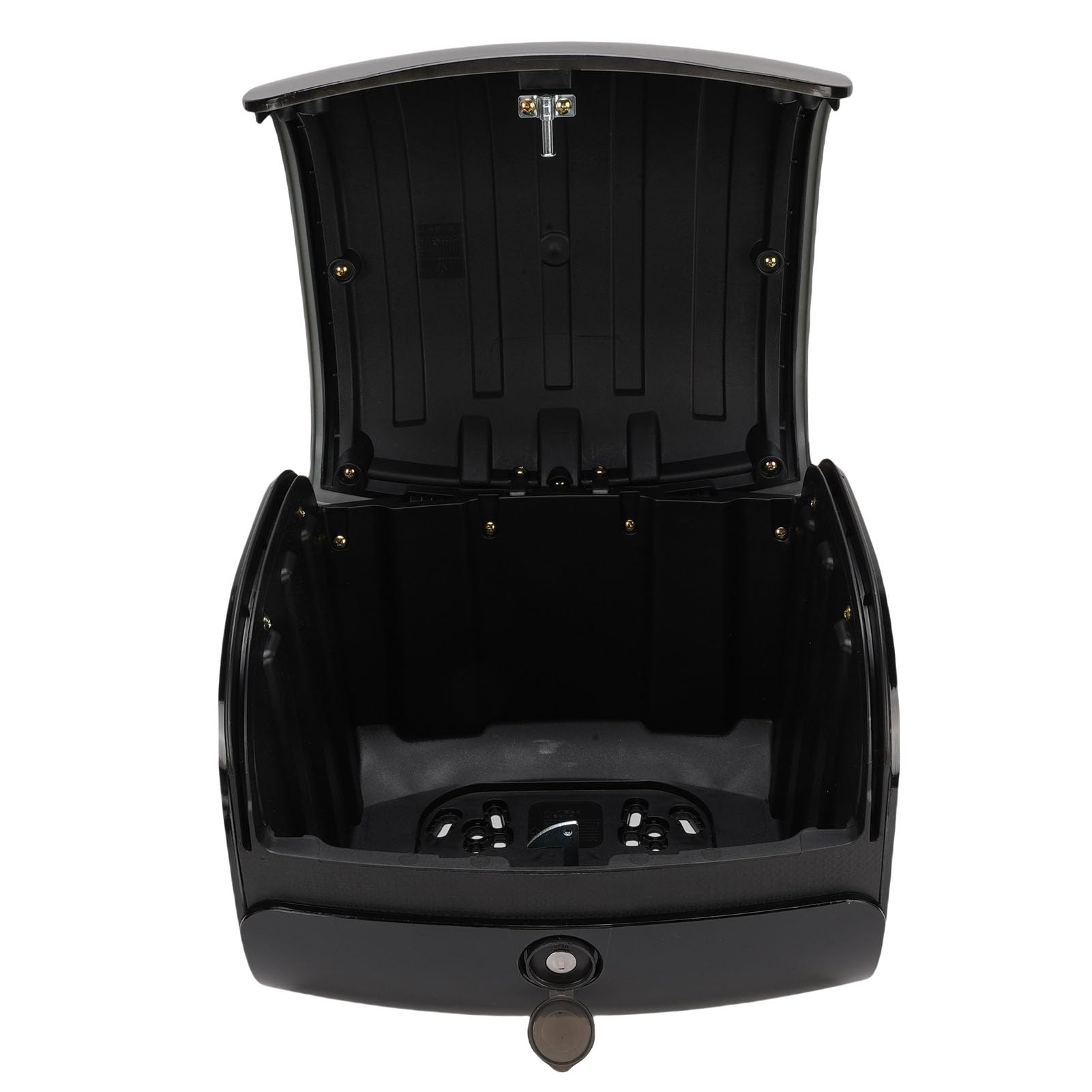 Bauletto Posteriore per Moto Soluzione di Stoccaggio in ABS Leggero e di Grandi Dimensioni da 32 Litri per Lunghi Viaggi (Nero lucido)