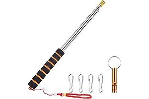 9.8FT Telescopic Flag Pole, Stainless Steel Anti-Slip Grip