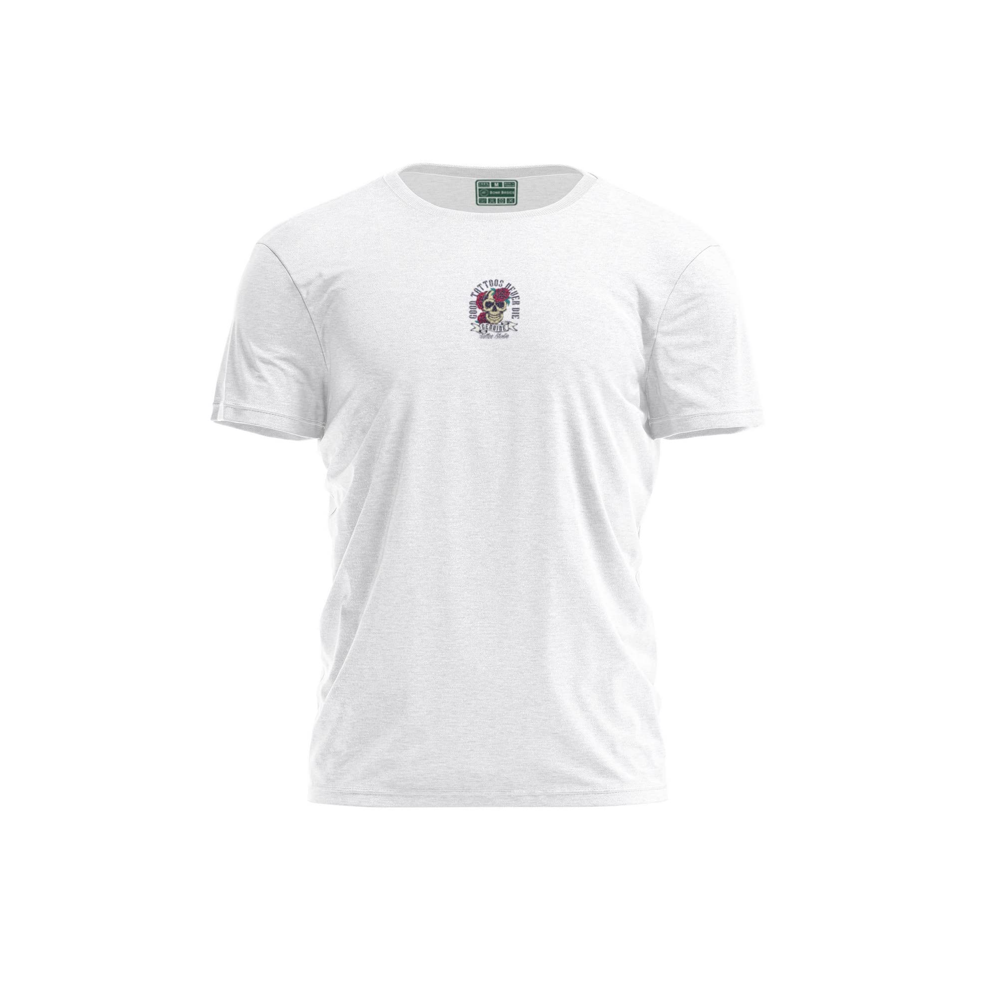 Bona Basics Men's BUTSWI-104132 T-Shirt, White, S