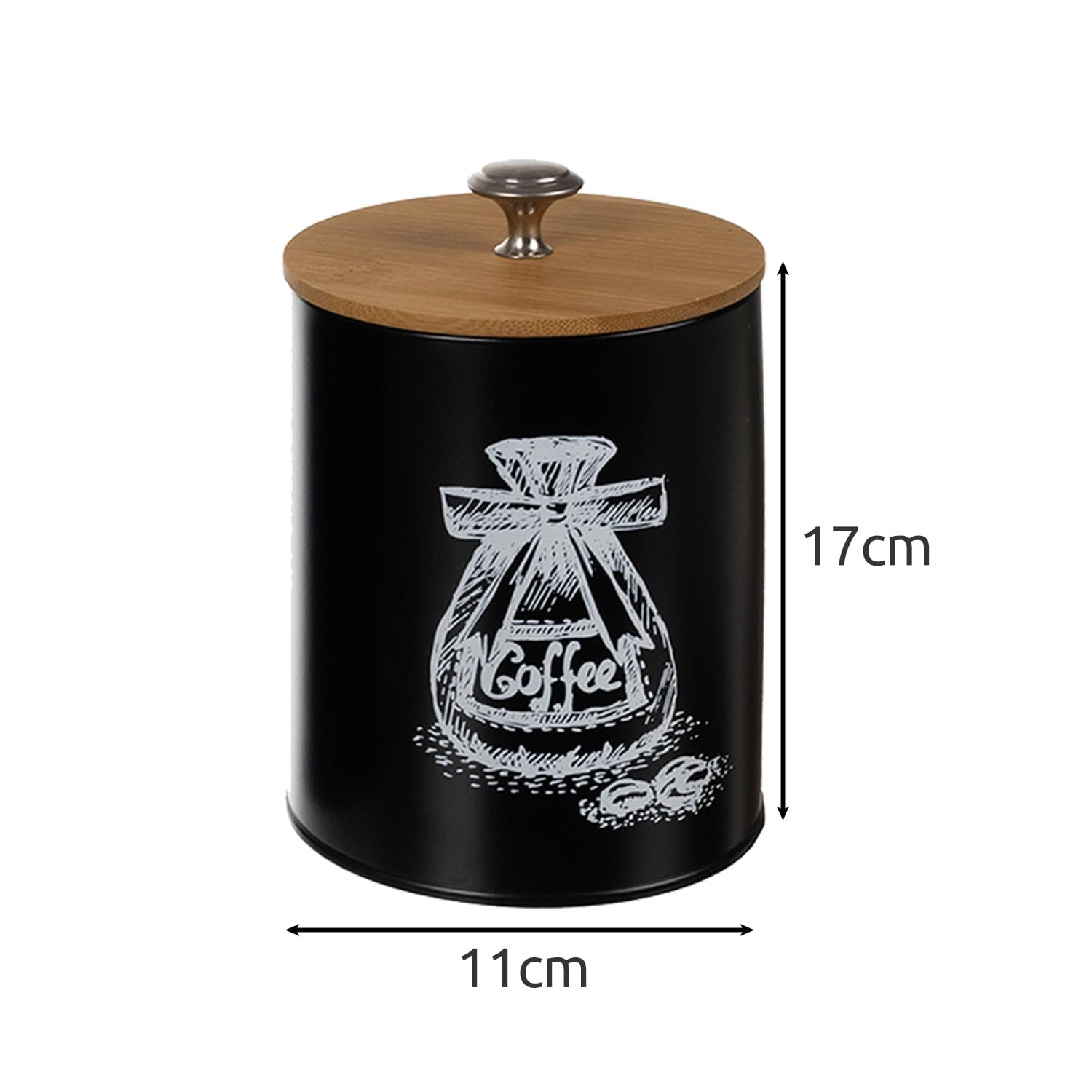 Set Van 3 Voorraaddozen Koffie, Thee Suiker Vintage Lichtblauw (typhoon Set Van 3 Voorraaddozen Koffie, Thee Suiker Vintage Lichtblauw (typhoon
