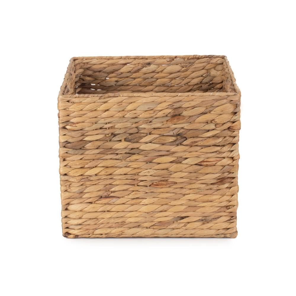 Red Hamper Cesta de Almacenamiento Cuadrada Mediana WH002/2 con Jacinto de Agua