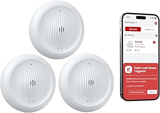 X-Sense Wi-Fi Water Leak & Low Temperature Alarm, Smart 2-in-1 Sensor with App Alerts, Wireless Detector for Kitchens, Bat…