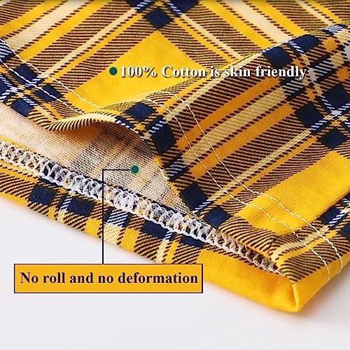 TAPUU Mens Cotton Plaid Boxers Woven Pajama Shorts4