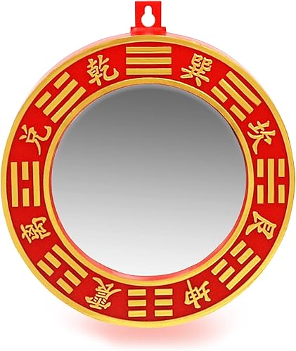 Feng Shui - Espejo cóncavo Bagua de 8 pulgadas, protección contra energía dañina activa del sutra del corazón, accesorios para el hogar (5 pulgadas) disponible en Yaxa Costa Rica