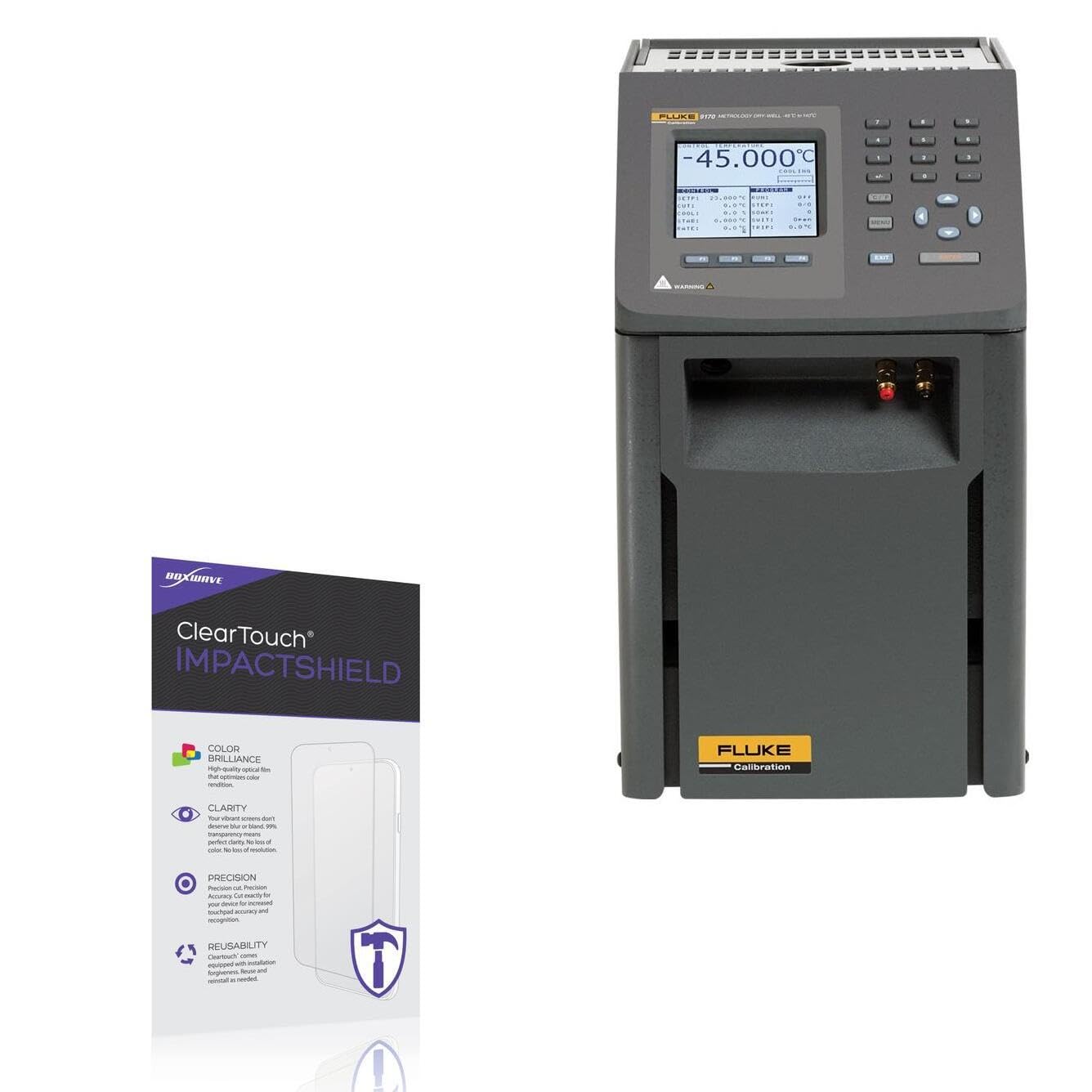 BoxWave Screen Protector Compatible With Fluke Calibration 9170 - ClearTouch ImpactShield (2-Pack), Impenetrable Screen Protector Flexible Film