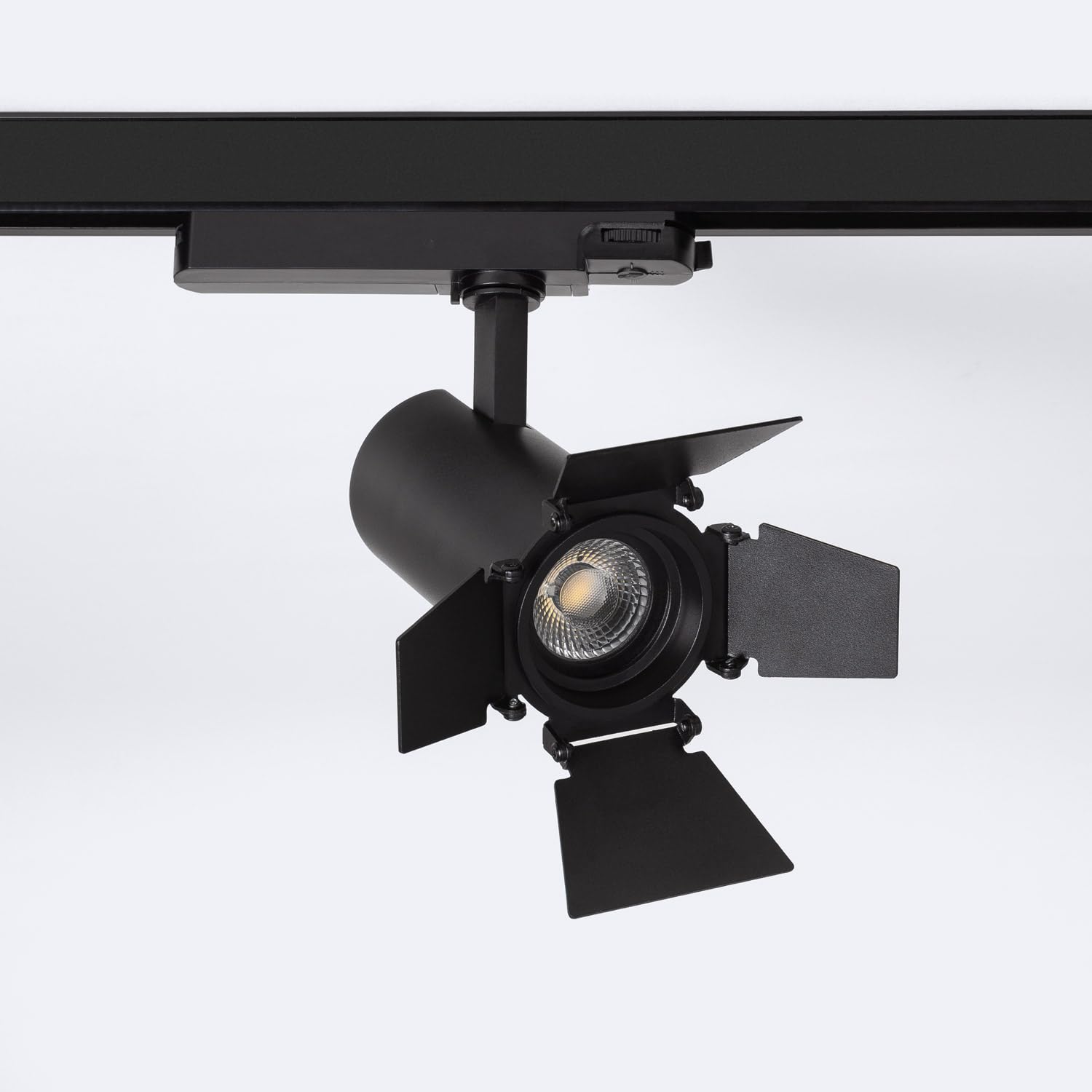 LEDKIA Foco Carril LED Trifásico 20W Fasano Cinema CCT Seleccionable Regula