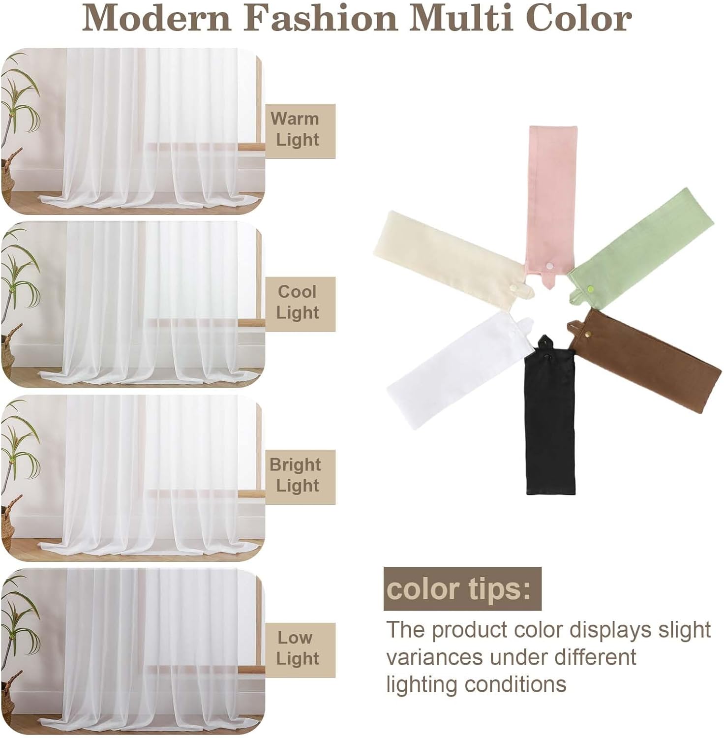 OWENIE White Pinch Pleated Sheer Curtains 96 Inches Long for Bedroom Living Room, Modern Soft Airy Solid Light Filtering Window Curtains, Pinch Pleated Sheer Window Treatments, White, Each 40x96 Inch