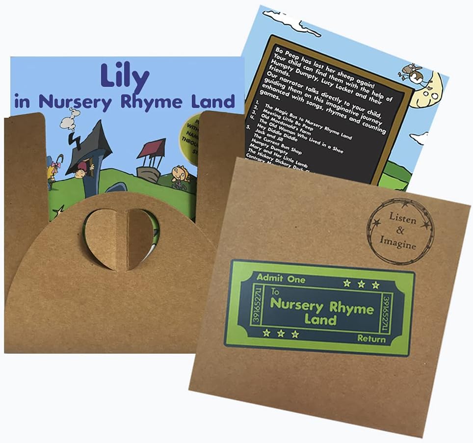 Personalised Audio Story Lily in Nursery Rhyme Land TopToy
