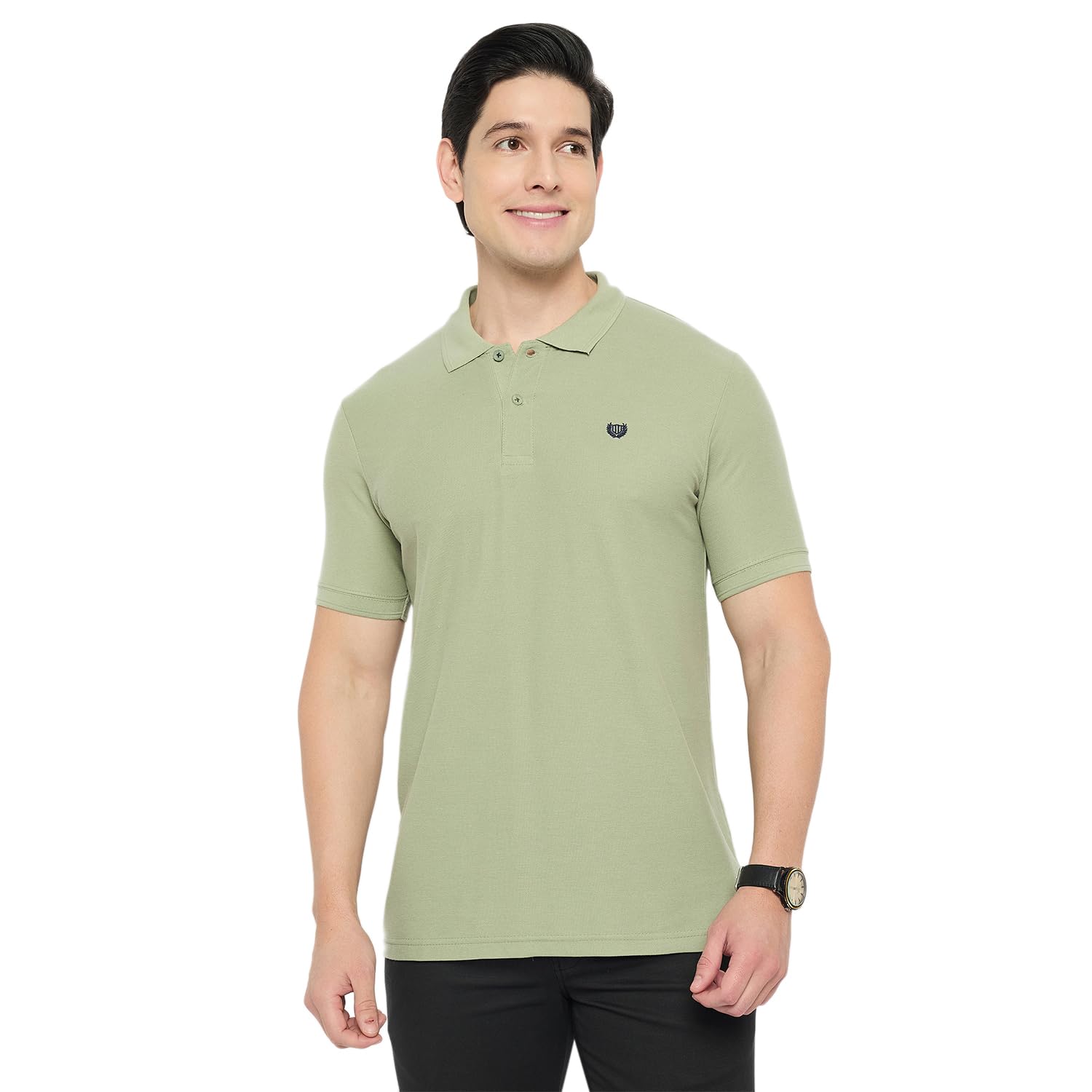 duke Men's Solid Slim Fit T-Shirt-picture-25