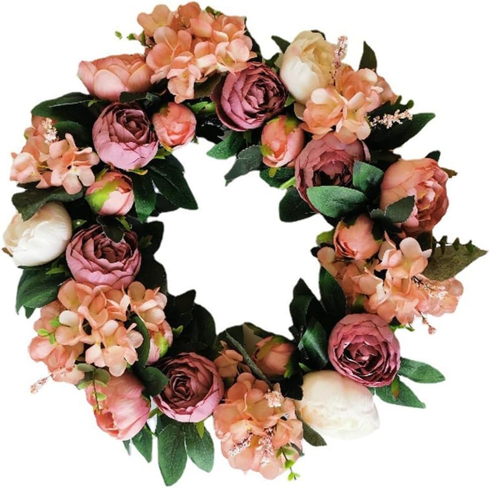 Peony Garland Window Decoration Dry Flower Peony Garlands Wedding Decoration Wreath