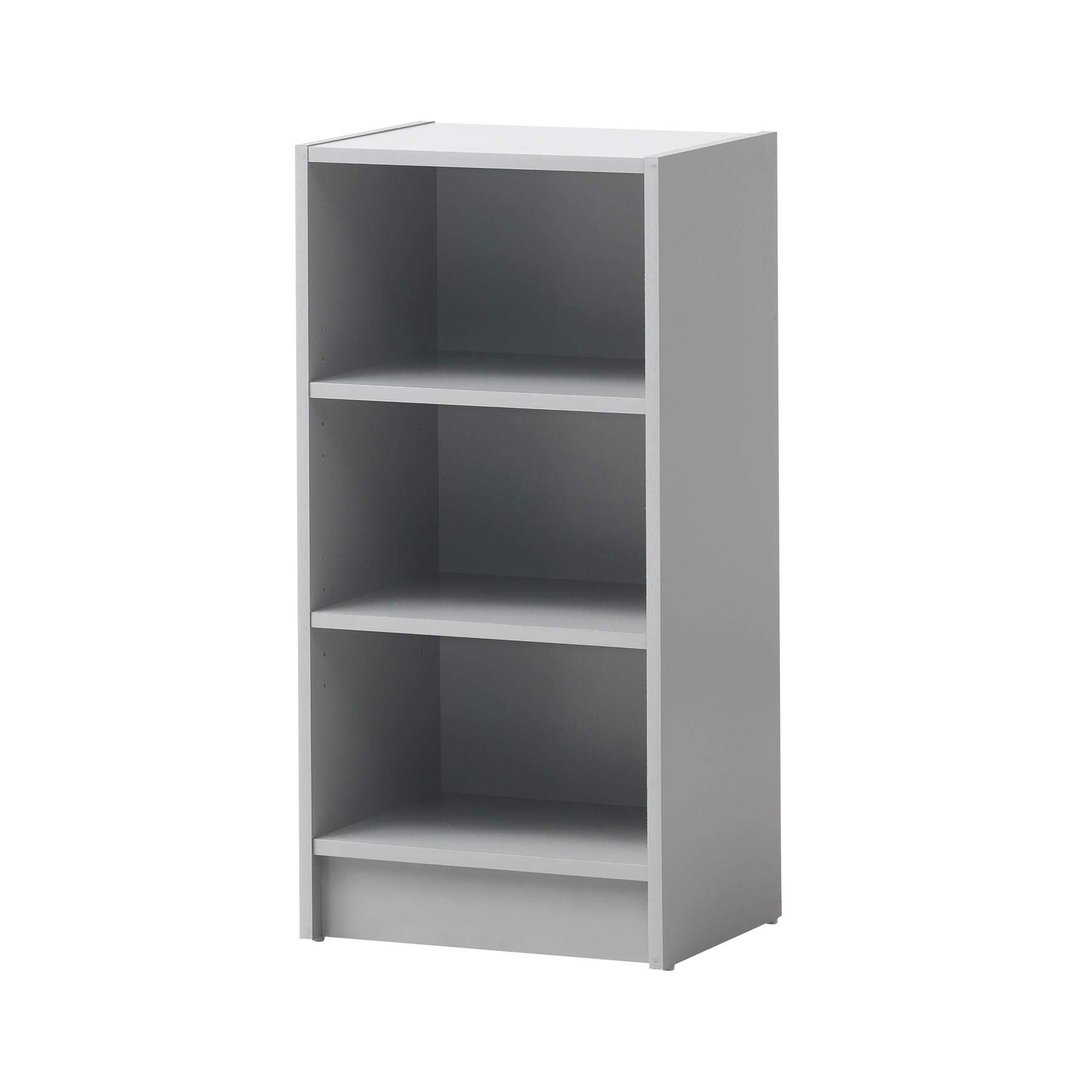 Timber Art Design Uk Small 3 Tier Cube Bookcase Display Shelving Storage Unit Furniture Light Grey