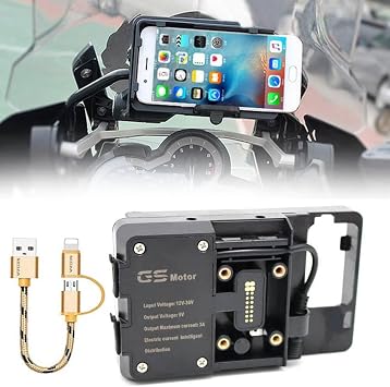 Motorcycle Mobile Phone USB Charging Navigation Bracket for BMW R1200GS F800GS ADV F700GS R1250GS CRF 1000L F850GS F750G Motorcycle Accessories