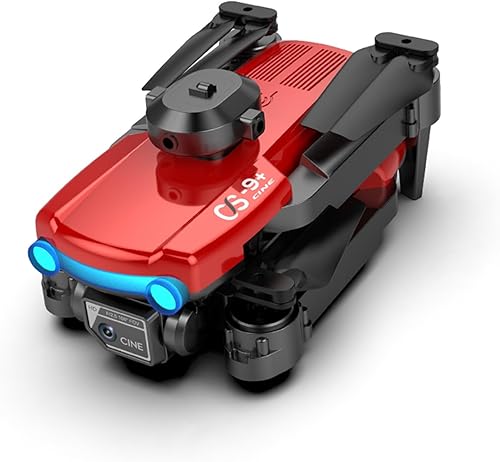 Miniatura 4 de Rojo Nuevo Cs9 Drone 4K Profesión Obstáculo Evitar Flujo Óptico Doble Cámara Hd Fpv Wifi Plegable Quadcopter RC Helicópteros Juguetes