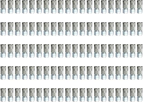 Miniatura 6 de Interstate Pneumatics CH680 Acoplador de acero industrial de 38 pulgadas x 12 pulgada NPT hembra