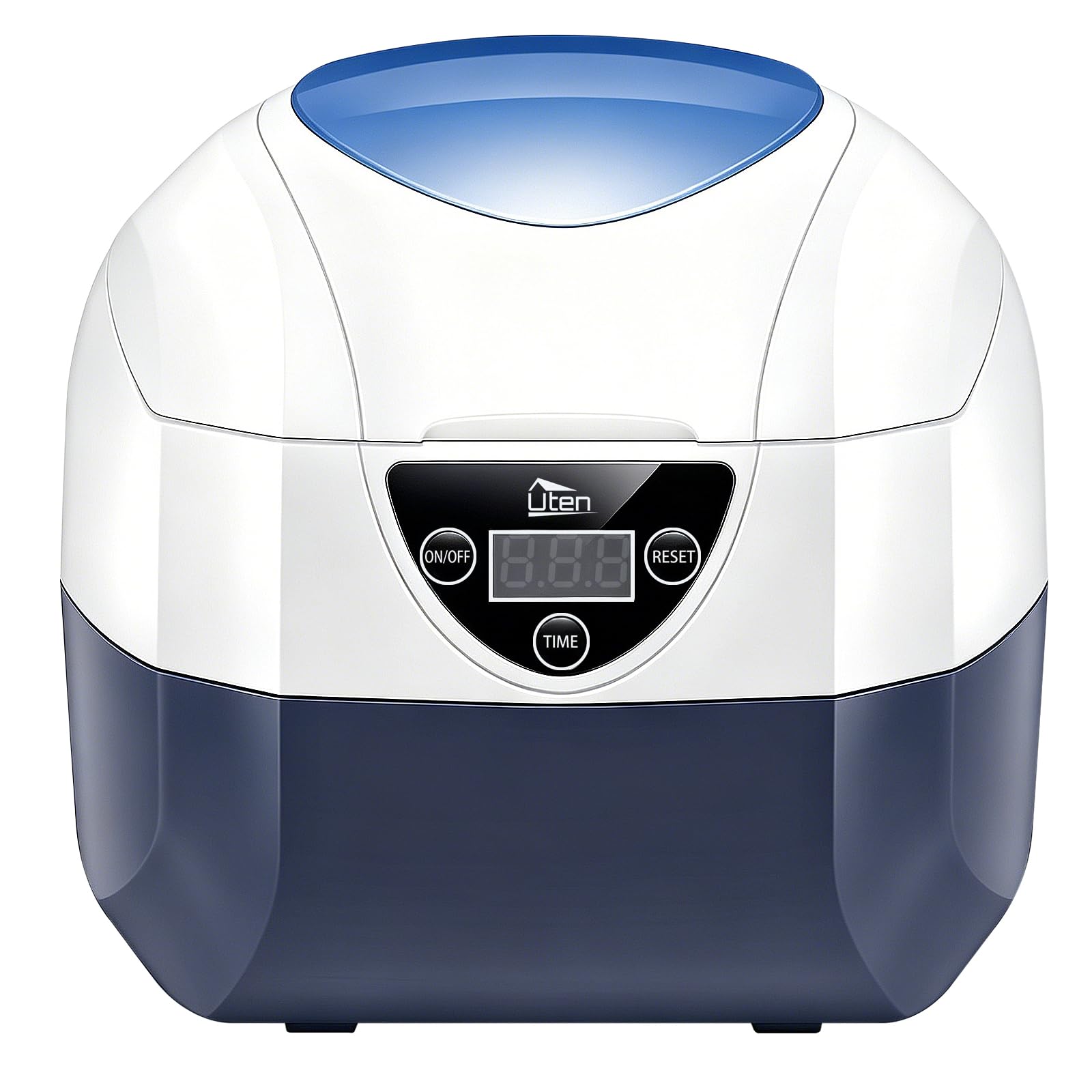 Uten Pulitore ad Ultrasuoni Professionale, Macchina ad Ultrasuoni per Pulizia, Vasca da Bagno in Acciaio Inossidabile da 750 ml, per Pulire Gioielli, Occhiali, Orologi, Strumenti, ecc