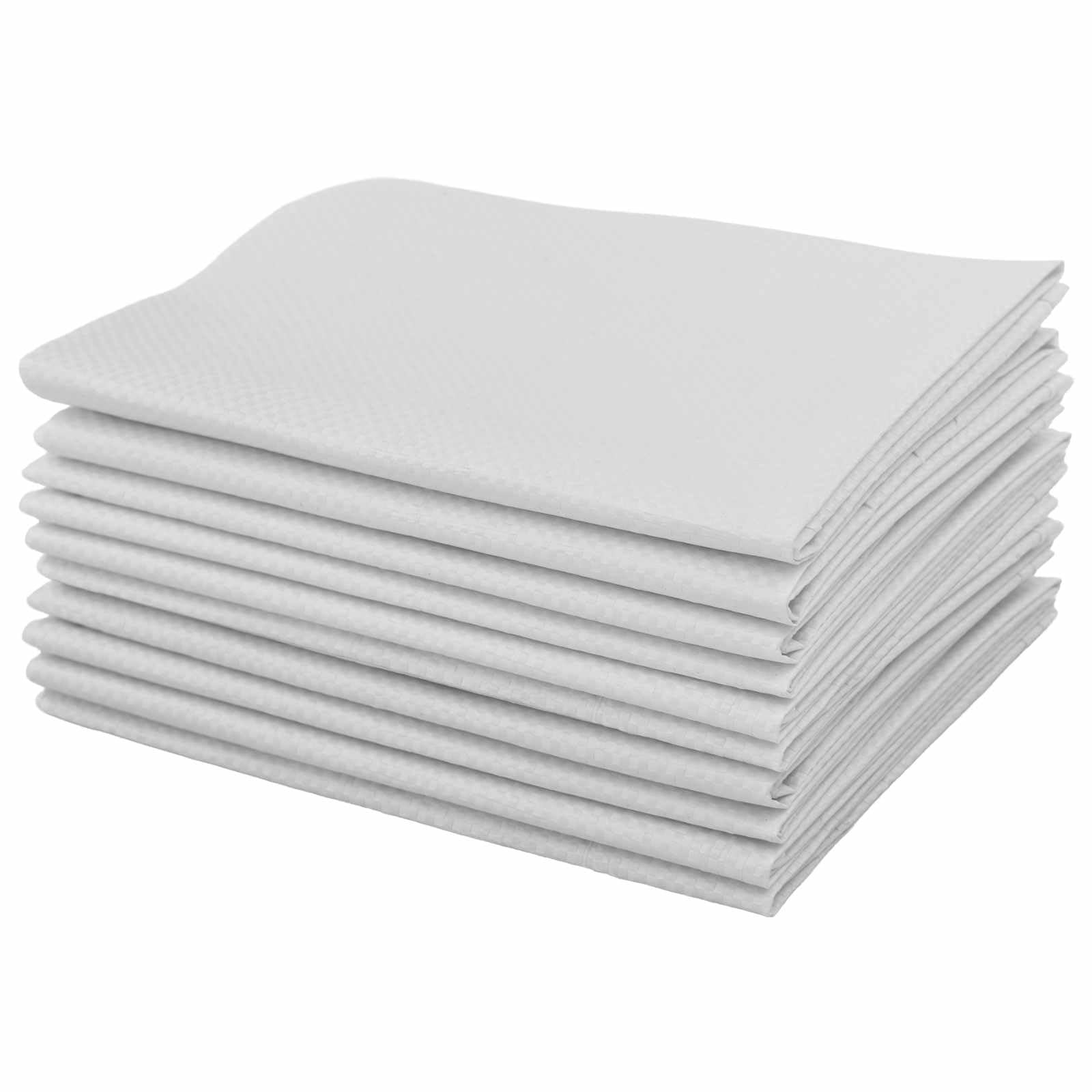 vidaXL Sacos tejidos 250 piezas blanco 40 x 60 cm PP moderno resistente a la intemperie bolsas de tela para almacenamiento al aire libre, prácticos accesorios de jardín, soluciones domésticas