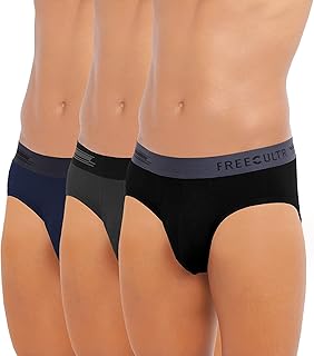 freecultr Men's Underwear Anti Bacterial Micromodal Airsoft Brief - Non Itch No Chaffing Sweat Proof Pack of 3-picture-55