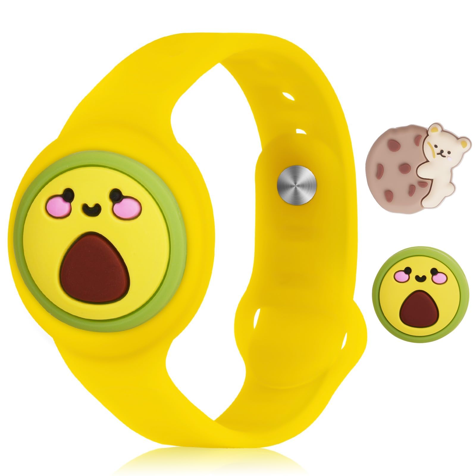 AXFEE Pulsera Compatible con Airtag, 1PCS Pulsera de Silicona para Niños, Funda Protectora Ajustable Antipérdida (Blue Shark, Airtag No Incluido) — view 31