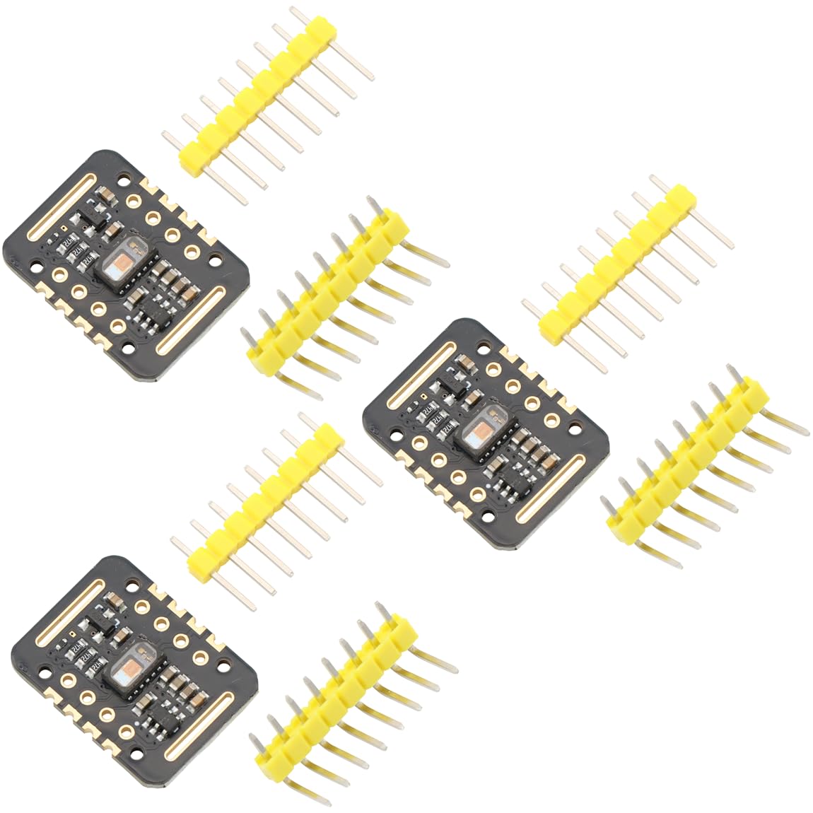 MAX30102 Module Détecteur de Fréquence Cardiaque au Poignet Concentration en Oxygène Dans le Sang LED Interne Faible Consommation d'Énergie pour les appareils portables (Paquet de 3)