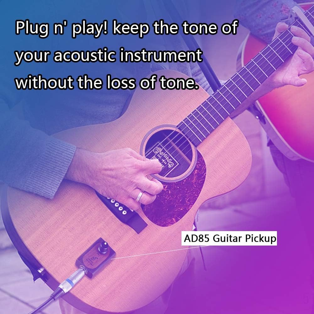 Piezo transducer pickup very convenient for Acoustic Classical Guitar