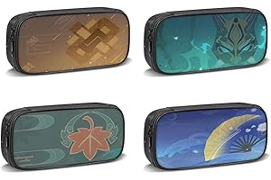 Genshin Impact Pencil Case | Large-Capacity Storage and Chic Character Designs