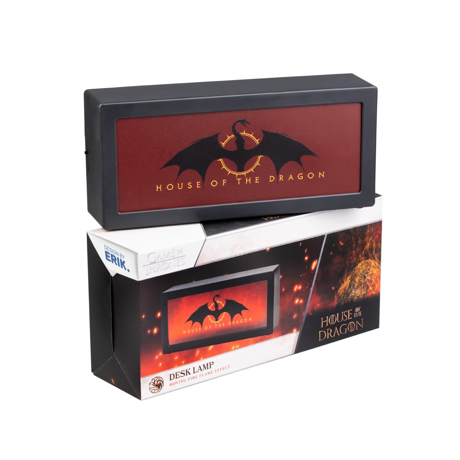 Grupo Erik Game of Thrones Lampe inspiriert von House of the Dragon | Offizielle dekorative Lichtleuchte | Geschenk für GOT-Fans und George R. R. Martin Liebhaber