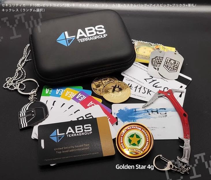 Amazon.co.jp: タルコフ ドッグタグケース カードセットコスプレ 道具