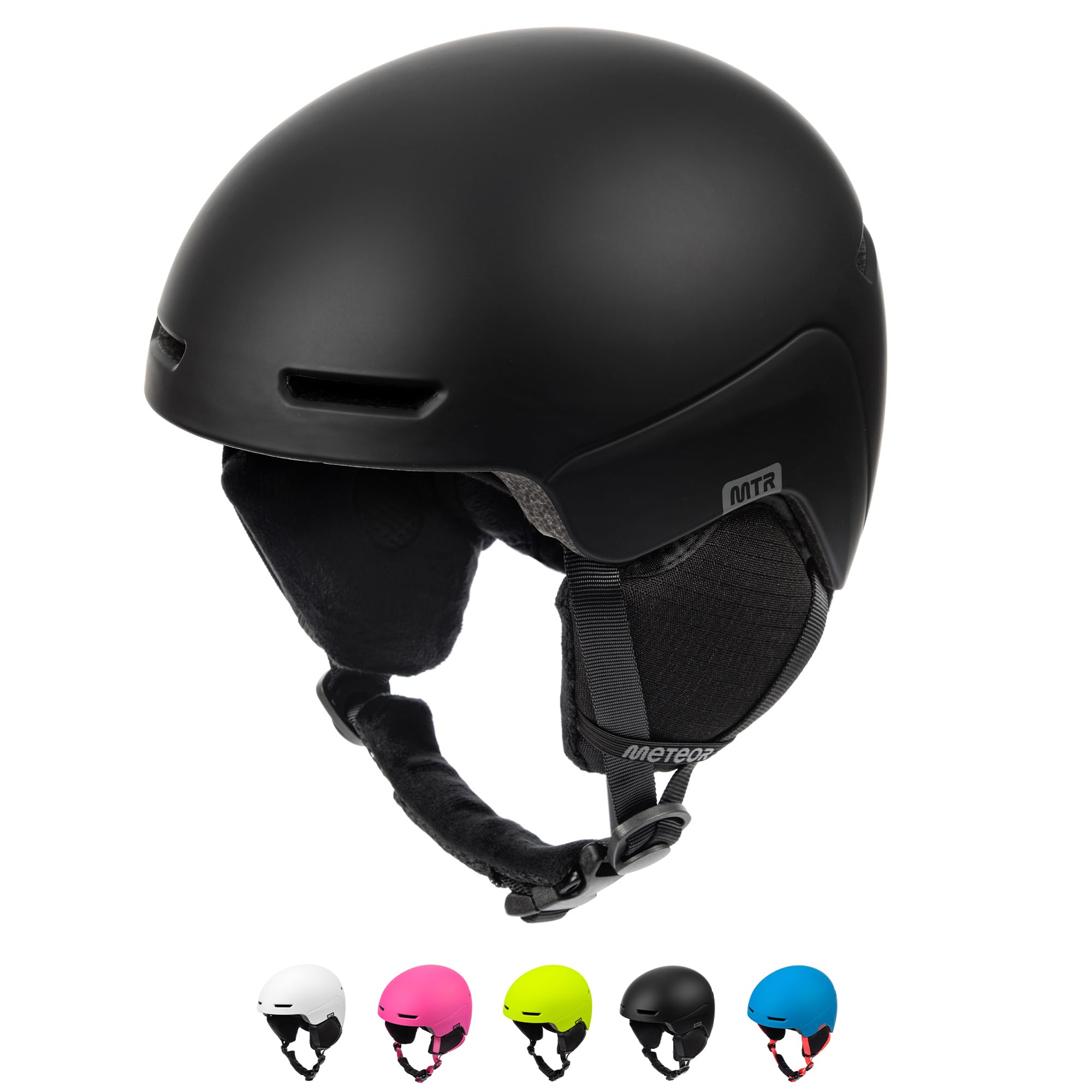 meteor Skihelm für Kinder und Erwachsene Snowboardhelm Herren Ski Helme mit Active Belüftungssystem fur Mädchen und Jungen Skihelm mit System zur Installation von Skibrillen für klare Sicht