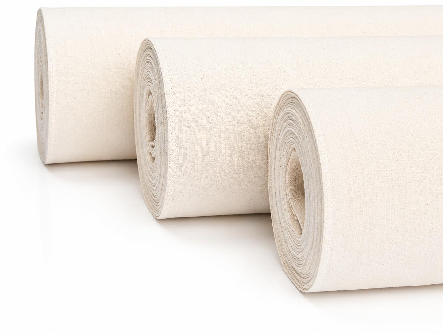 FabricLA Canvas Fabric 10oz Cotton Duck Cloth 62" Wide Natural Heavy Duty Fabric for Painting, Upholstery, Tote Bags, Sewing, Arts & Crafts, Home Decor – Sold by the Yard - 1 Yard Pre Cut