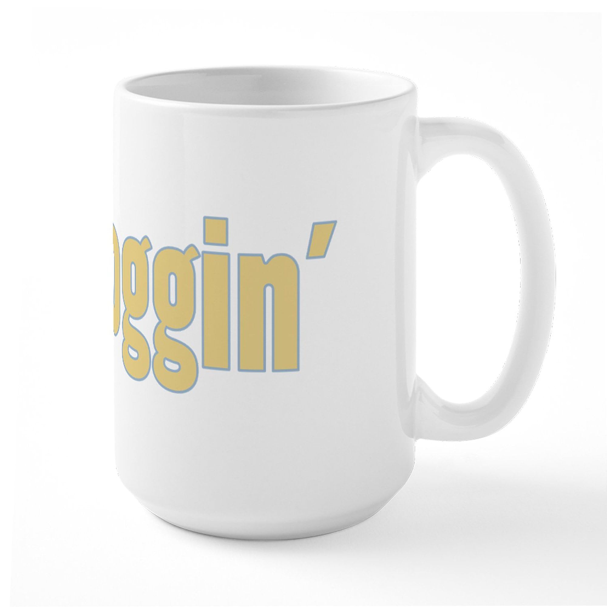 Egg Nog/Noggin' Large Mug 11 oz (320 Ml) Ceramic Coffee Mug Printed Coffee and Tea Ceramic Mug- 320 ML Ceramic Coffee Mug