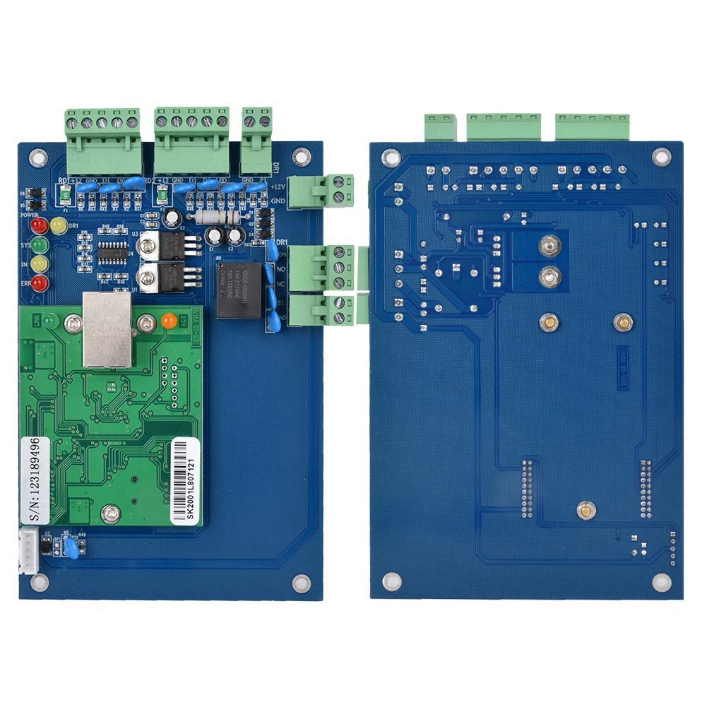 Sonew Gache Electrique Portillon, Contrôle D'accès de Porte Kit De Réseau /IP avec Carte Complète Lecteur de Carte Étanche