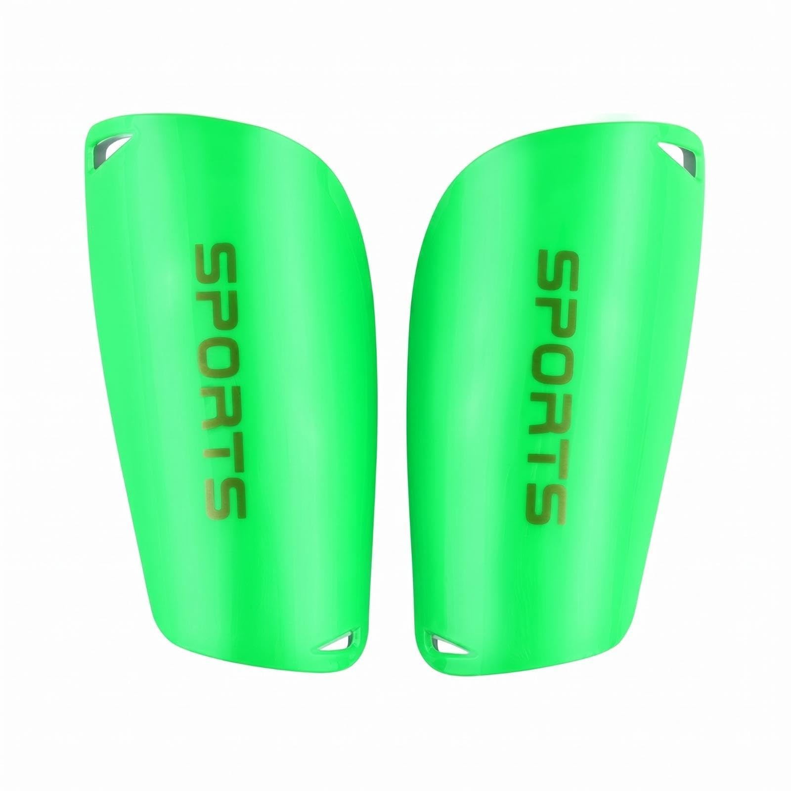 Soccer Shin Guards EVA Guarding Shin Guards Hard Shell Leg Protectors Green Kids-image-30