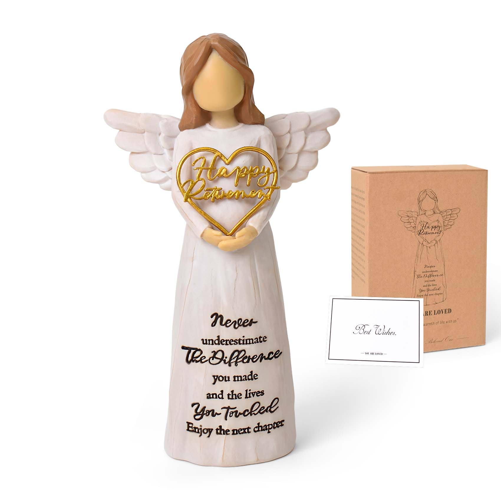 Happy Retirement Gifts for Women, 16cm Angel Retirement Decorations — image 1
