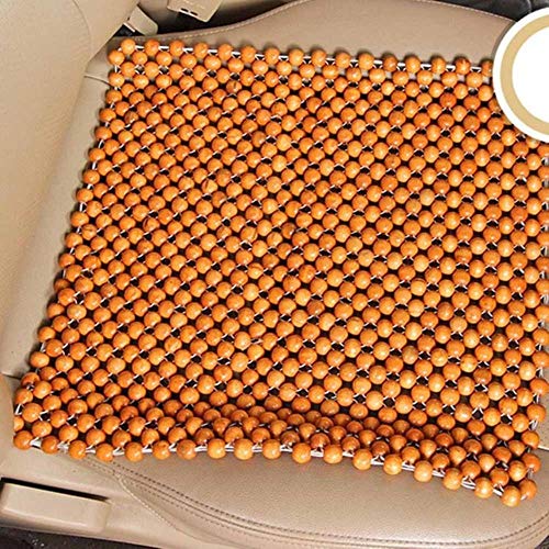 GEG Automobiles Seat Covers Natural Wood Bead Car Seat Cushion Massage Breathable Cool Environmental Seat Mat For Car Office,BG