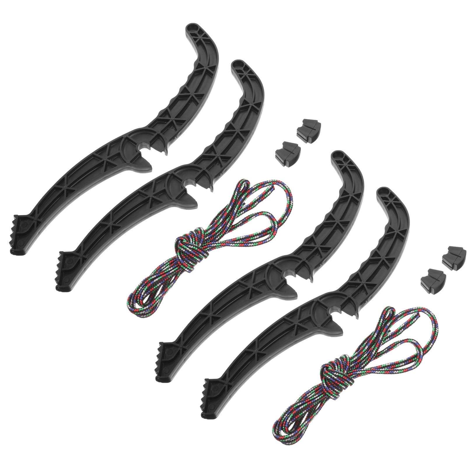 BESPORTBLE Snowboard-Zubehör Schneehose Snowboardstiefel Bausatz Winterhandschuhe Herren Snowboardhelm Kunststoff-Snowboard-Bremsstufe Outdoor-Skizubehör Brettgriff Plastik Black
