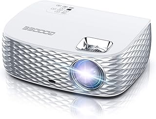 Projector, GooDee HD Video Projector Native 1920x1080P, Outdoor Movie Projector 9500L 300'' Touch Keys Home Theater Projector with 50000 Hrs Lamp Life, Support Fire TV Stick/PS4/HDMI/iOS/Android