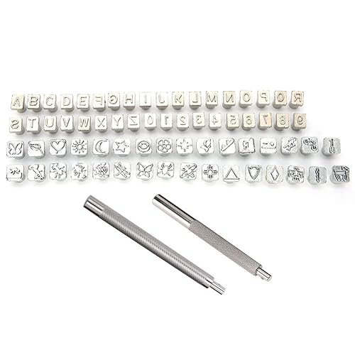 Miniatura 7 de Juego de punzones de sellos, letras del alfabeto, juego de troquelado para tallar, sellos en relieve, cuero para manualidades, herramientas de
