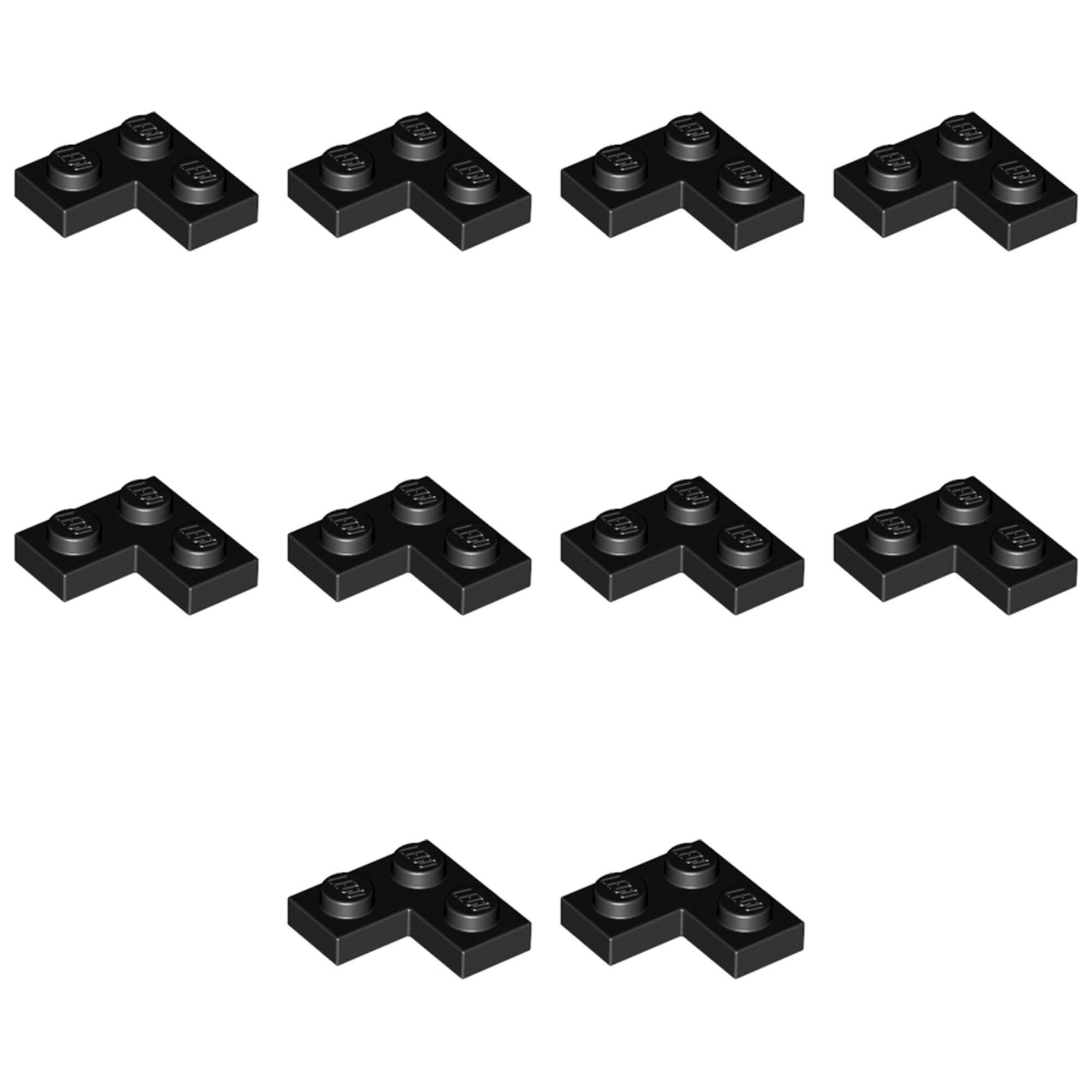 LEGO Plate 2 x 2 Corner, Part 2420 (Black, 10, count) — image 1