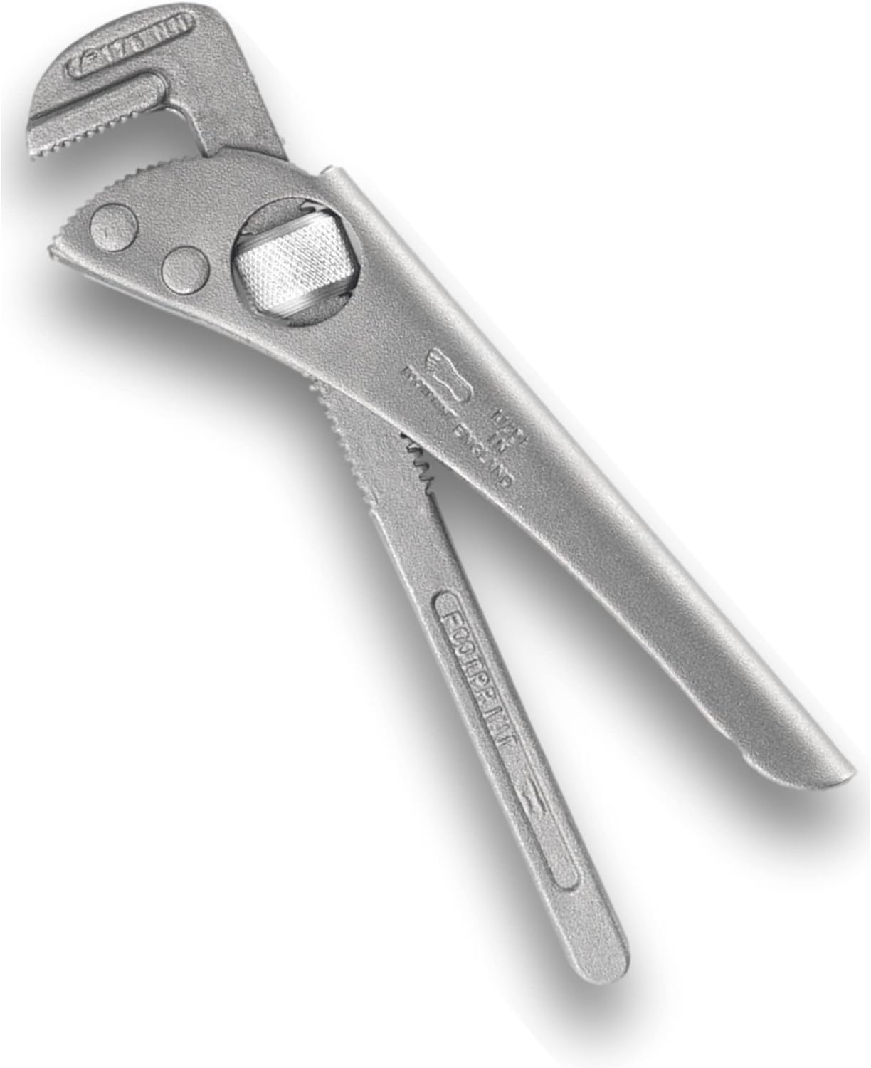 Footprint Adjustable Pipe Wrench 9 Inch Heavy Duty Strong and Rigid