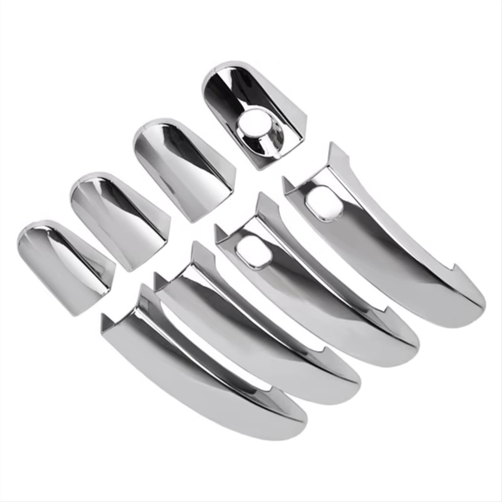 IUYHGTR Car Exterior Door Handle Compatible with for Kuga 2008-2019 (NOT for FIT Mk3 Model) for S-Max 2006-2014 Car Door Handle Cover Decoration Exterior
