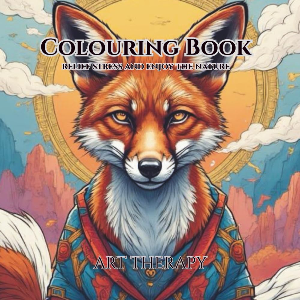 Colouring Book: relief stress and enjoy the nature