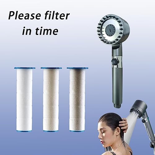 Miniatura 4 de Drivse - Filtros de cabezal de ducha, filtro de cabezal de ducha iónico, cabezal de ducha con mano, adecuado para varias especificaciones de