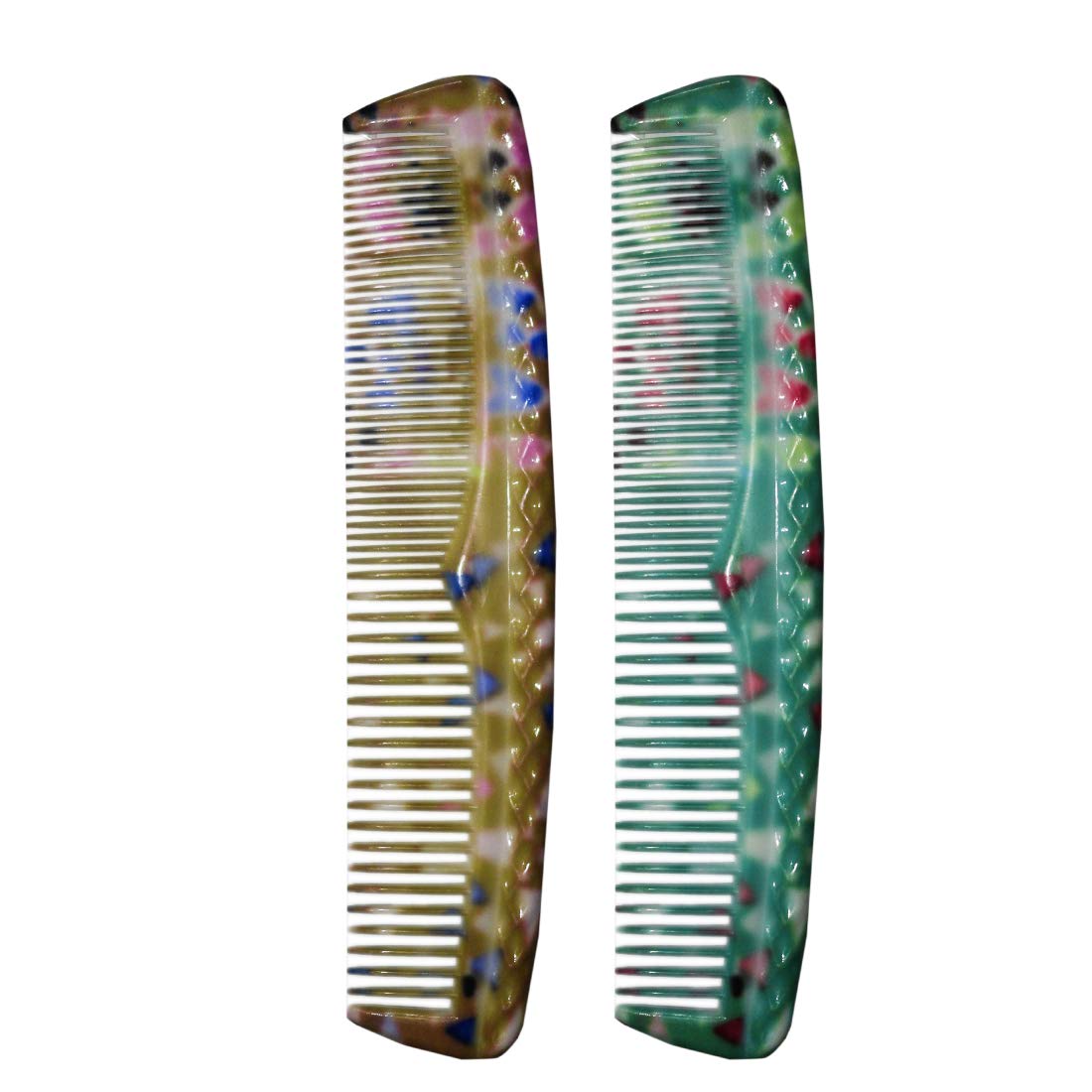 SHD Grooming Multicolor Hair Combs For Women, Pack of 2