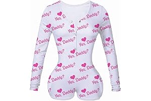 Yes Daddy Sexy Deep V Neck Bodysuit