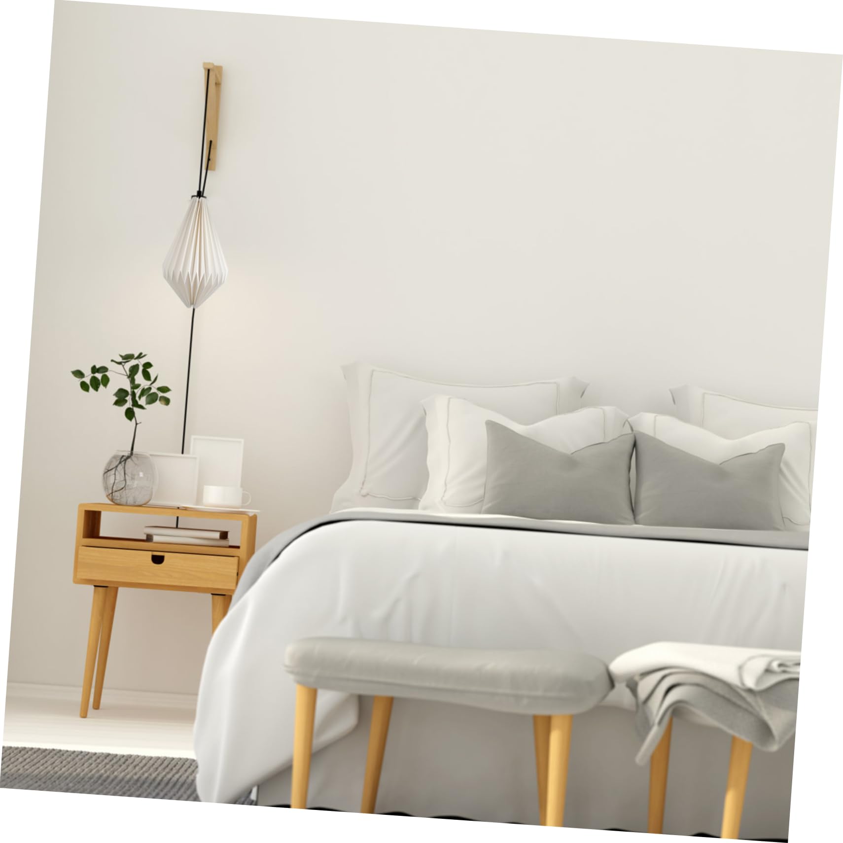 FRCOLOR 2pezzi Paralume Origami Copertura Luminoso Per Lampade Stile Semplice e Creativo Per Camera Da Letto e Ambienti Accoglienti