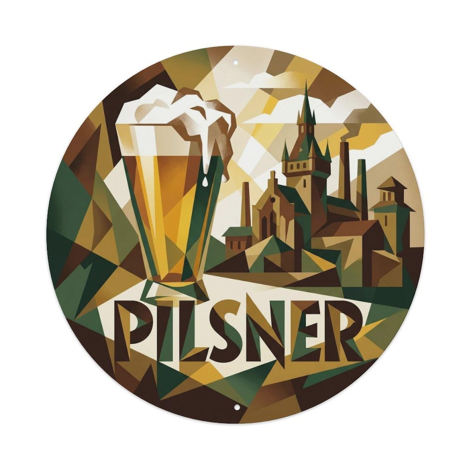 Pilsner Tavern Culture Festival Brew Czech Old School Metal Tin Sign