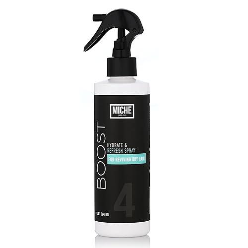 MICHE BOOST - Spray hidratante y refrescante para cabello seco, aceite para el cabello, aceite en aerosol, aloe vera y aceite de aguacate para